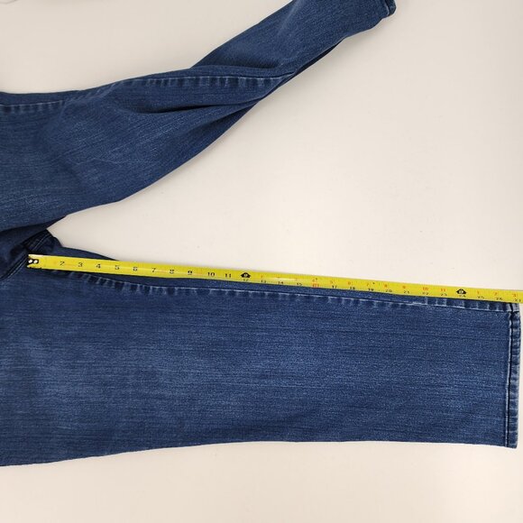Gloria Vanderbilt Amanda Womens 14 Short 35x27 Straight Leg Blue Jeans High Rise - Picture 7 of 15